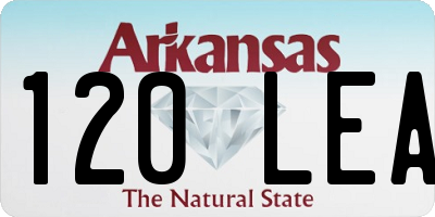 AR license plate 120LEA