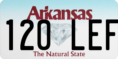 AR license plate 120LEF