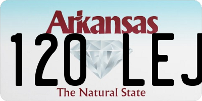 AR license plate 120LEJ