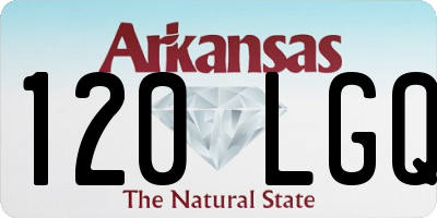 AR license plate 120LGQ