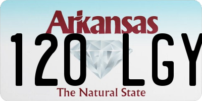 AR license plate 120LGY