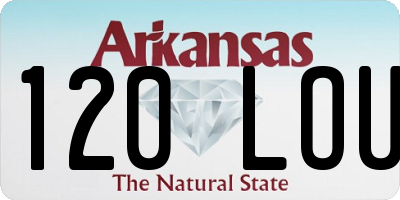 AR license plate 120LOU