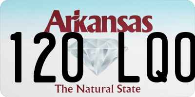 AR license plate 120LQO