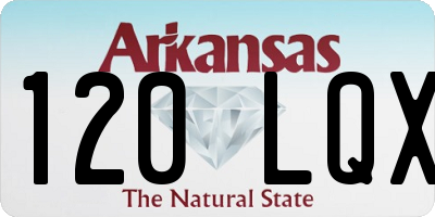 AR license plate 120LQX