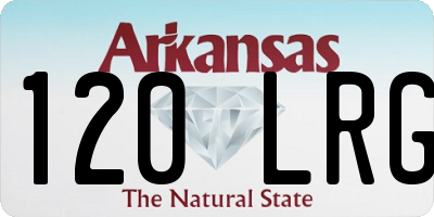 AR license plate 120LRG