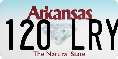 AR license plate 120LRY