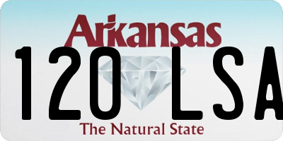AR license plate 120LSA