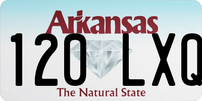 AR license plate 120LXQ