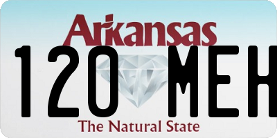 AR license plate 120MEH