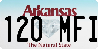 AR license plate 120MFI