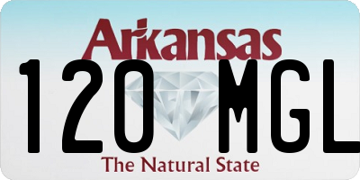 AR license plate 120MGL