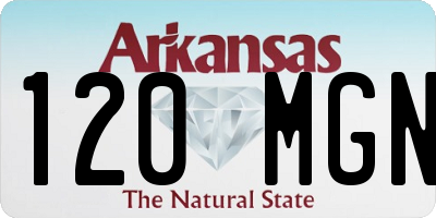 AR license plate 120MGN