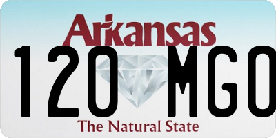 AR license plate 120MGO