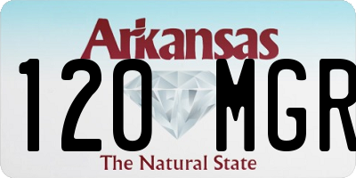 AR license plate 120MGR