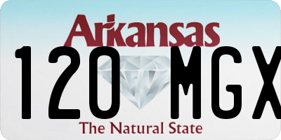 AR license plate 120MGX