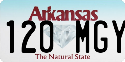 AR license plate 120MGY
