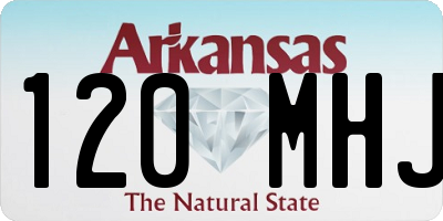AR license plate 120MHJ
