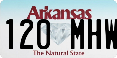 AR license plate 120MHW