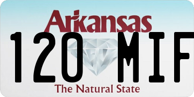 AR license plate 120MIF