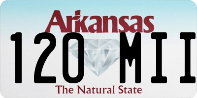 AR license plate 120MII
