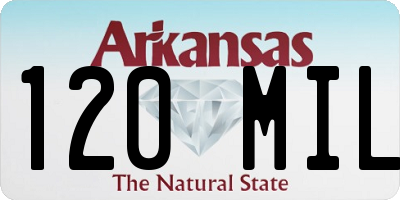 AR license plate 120MIL
