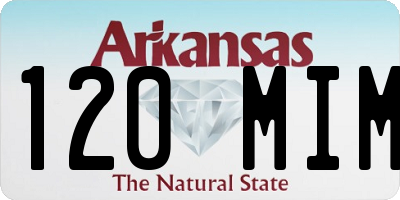 AR license plate 120MIM