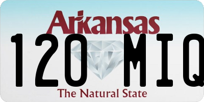 AR license plate 120MIQ