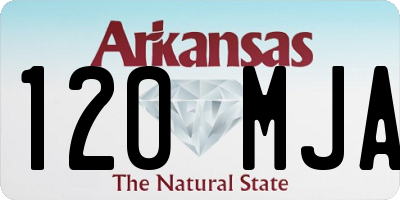 AR license plate 120MJA