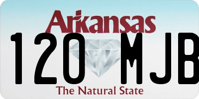 AR license plate 120MJB