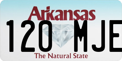 AR license plate 120MJE
