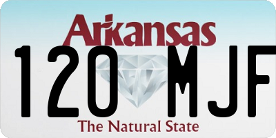 AR license plate 120MJF