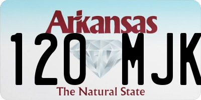 AR license plate 120MJK