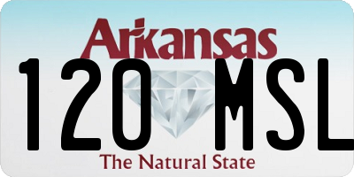 AR license plate 120MSL
