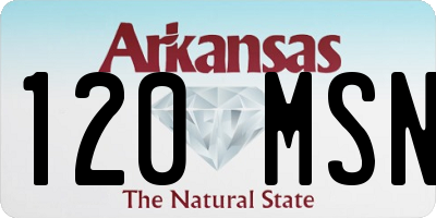 AR license plate 120MSN