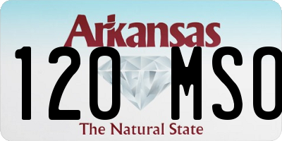 AR license plate 120MSO