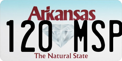 AR license plate 120MSP