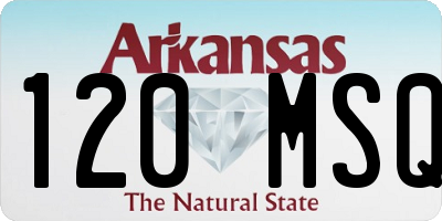 AR license plate 120MSQ