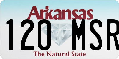 AR license plate 120MSR