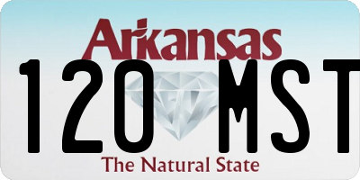 AR license plate 120MST