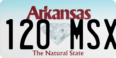 AR license plate 120MSX