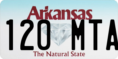 AR license plate 120MTA