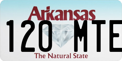 AR license plate 120MTE