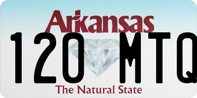 AR license plate 120MTQ
