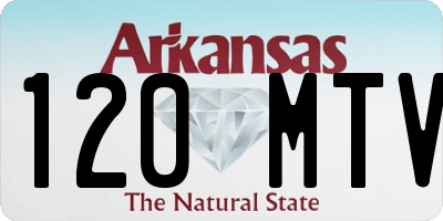 AR license plate 120MTV