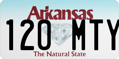AR license plate 120MTY