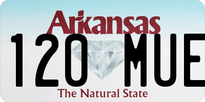 AR license plate 120MUE