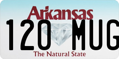 AR license plate 120MUG