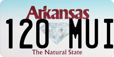 AR license plate 120MUI