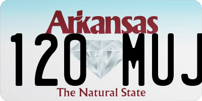 AR license plate 120MUJ