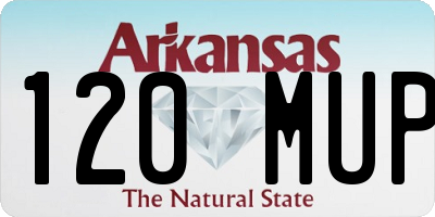 AR license plate 120MUP